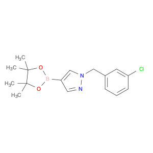 1-[(3-chlorophenyl)methyl]-4-(tetramethyl-1,3,2-dioxaborolan-2-yl)-1H-pyrazole