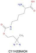 (2S)-2-amino-6-({[2-(3-methyl-3H-diazirin-3-yl)ethoxy]carbonyl}amino)hexanoic acid
