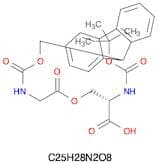 (S)-3-(2-((((9H-Fluoren-9-yl)methoxy)carbonyl)amino)acetoxy)-2-((tert-butoxycarbonyl)amino)propano…