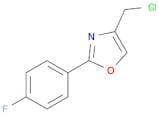 4-(chloromethyl)-2-(4-fluorophenyl)-1,3-oxazole