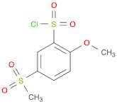 5-methanesulfonyl-2-methoxybenzene-1-sulfonyl chloride
