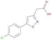 2-[5-(4-chlorophenyl)-1,2-oxazol-3-yl]acetic acid