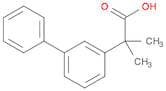 2-methyl-2-(3-phenylphenyl)propanoic acid