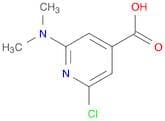 2-chloro-6-(dimethylamino)pyridine-4-carboxylic acid