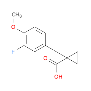 1-(3-Fluoro-4-methoxyphenyl)cyclopropane-1-carboxylic acid