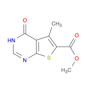 Methyl 5-methyl-4-oxo-3H,4H-thieno[2,3-d]pyrimidine-6-carboxylate