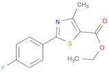 Ethyl 2-(4-fluorophenyl)-4-methyl-1,3-thiazole-5-carboxylate