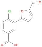 4-Chloro-3-(5-formylfuran-2-yl)benzoic acid