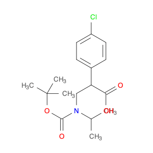3-{[(tert-butoxy)carbonyl](propan-2-yl)amino}-2-(4-chlorophenyl)propanoic acid