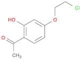 1-[4-(2-chloroethoxy)-2-hydroxyphenyl]ethan-1-one