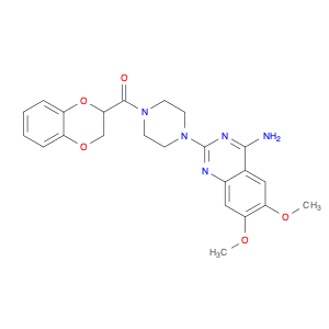 2-[4-(2,3-dihydro-1,4-benzodioxine-2-carbonyl)piperazin-1-yl]-6,7-dimethoxyquinazolin-4-amine