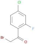 2-bromo-1-(4-chloro-2-fluoro-phenyl)ethanone