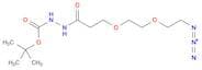 Azido-PEG2-t-Boc-hydrazide