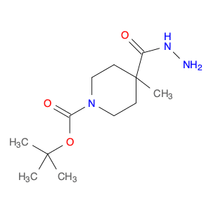 Tert-Butyl 4-(Hydrazinecarbonyl)-4-Methylpiperidine-1-Carboxylate