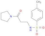 4-Methyl-N-(3-Oxo-3-(Pyrrolidin-1-Yl)Propyl)Benzenesulfonamide