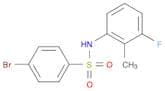 4-Bromo-N-(3-fluoro-2-methylphenyl)benzenesulfonamide