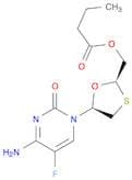 ((2R,5S)-5-(4-Amino-5-fluoro-2-oxopyrimidin-1(2H)-yl)-1,3-oxathiolan-2-yl)methyl butyrate