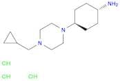 trans-4-(4-(Cyclopropylmethyl)piperazin-1-yl)cyclohexanamine trihydrochloride