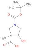 1-(tert-Butoxycarbonyl)-4-hydroxy-3-methylpyrrolidine-3-carboxylic acid