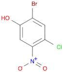 2-Bromo-4-chloro-5-nitrophenol