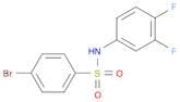 4-bromo-N-(3,4-difluorophenyl)benzenesulfonamide