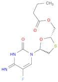 ((2S,5R)-5-(4-Amino-5-fluoro-2-oxopyrimidin-1(2H)-yl)-1,3-oxathiolan-2-yl)methyl butyrate
