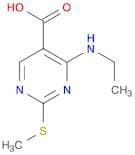 4-(ethylamino)-2-(methylsulfanyl)pyrimidine-5-carboxylic acid
