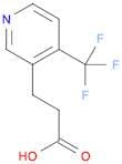3-[4-(trifluoromethyl)pyridin-3-yl]propanoic acid