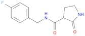N-(4-Fluorobenzyl)-2-oxopyrrolidine-3-carboxamide