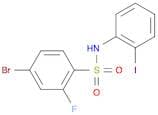 4-Bromo-2-fluoro-N-(2-iodophenyl)-benzenesulfonamide