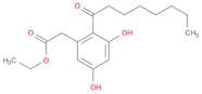 (3,5-Dihydroxy-2-octanoyl-phenyl)-acetic acid ethyl ester