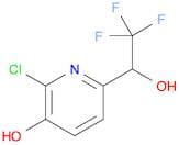 2-chloro-6-(2,2,2-trifluoro-1-hydroxyethyl)pyridin-3-ol