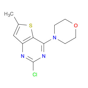 4-(2-chloro-6-methylthieno[3,2-d]pyrimidin-4-yl)morpholine