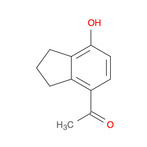 1-(7-Hydroxy-2,3-dihydro-1H-inden-4-yl)ethanone