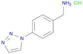 (4-(1H-1,2,3-Triazol-1-yl)phenyl)methanamine hydrochloride