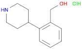 [2-(piperidin-4-yl)phenyl]methanol hydrochloride