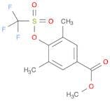 Methyl 3,5-dimethyl-4-(((trifluoromethyl)sulfonyl)oxy)benzoate