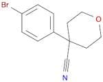 4-(3-bromophenyl)oxane-4-carbonitrile