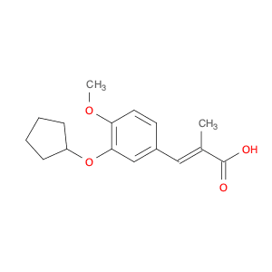 (E)-3-(3-(cyclopentyloxy)-4-methoxyphenyl)-2-methylacrylic acid
