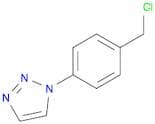 1-(4-(Chloromethyl)phenyl)-1H-1,2,3-triazole