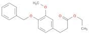 ethyl 3-[4-(benzyloxy)-3-methoxyphenyl]propanoate