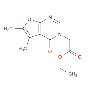 ethyl 2-{5,6-dimethyl-4-oxo-3H,4H-furo[2,3-d]pyrimidin-3-yl}acetate