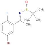 (R)-N-[(1E)-1-(5-bromo-2-fluorophenyl)ethylidene]-2-methylpropane-2-sulfinamide