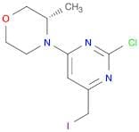 (3S)-4-[2-chloro-6-(iodomethyl)pyrimidin-4-yl]-3-methylmorpholine