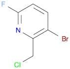 3-Bromo-2-(chloromethyl)-6-fluoropyridine