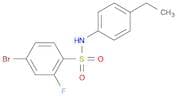 4-bromo-N-(4-ethylphenyl)-2-fluorobenzenesulfonamide