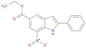 Ethyl 7-nitro-2-phenyl-1H-indole-5-carboxylate