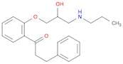 1-{2-[2-hydroxy-3-(propylamino)propoxy]phenyl}-3-phenylpropan-1-one