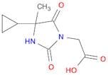 2-(4-Cyclopropyl-4-methyl-2,5-dioxoimidazolidin-1-yl)acetic acid