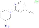 1-(4-Methylpyridin-2-yl)piperidin-3-amine hydrochloride